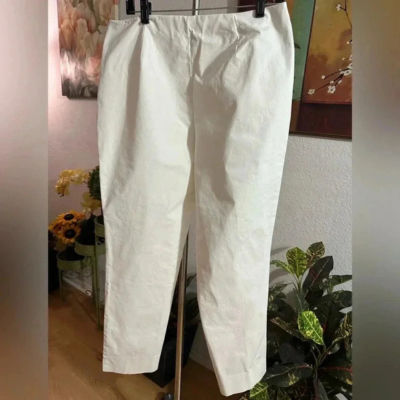 Lafayette New York chrystie white pants size 14 - Picture 4 of 8